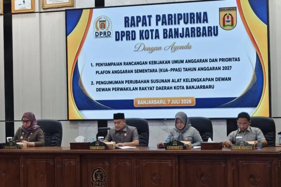 Penetapan AKD Anyar DPRD Banjarbaru usai Pergantian Ketua - Foto oleh razie